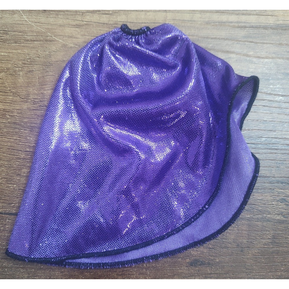 Barbie Fashionistas Skirt Shimmer Shiny Dress Purple Elastic Waist High Low Z32